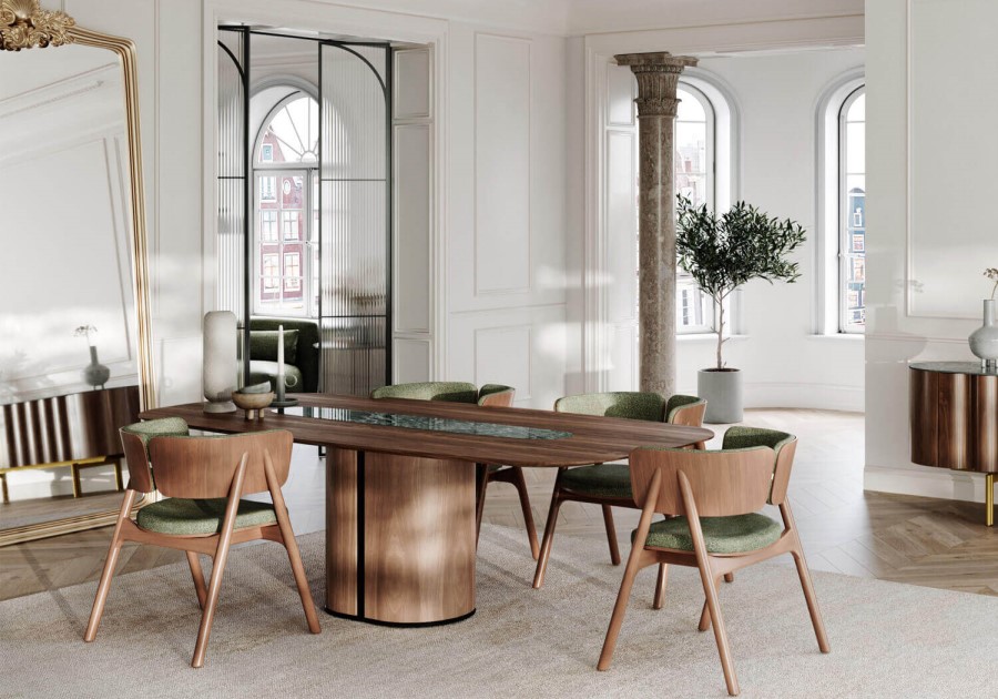 Τραπεζαρία Ορθογώνια El-it GL | C 001 | More Design