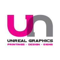 Unreal Graphics | Επιγραφές στην Πάτρα, λογότυπο
