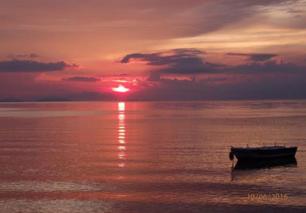 Papoulias Rooms Μονοδένδρι Ηλιοβασίλεμα